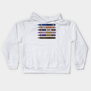 Cruiser crayons Kids Hoodie